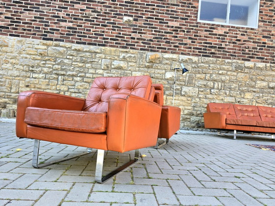 Classic 60s 70s Sofa Set Seating Group Vintage Couch Mid Century – Couches, Leather (photo 7 of 12)
