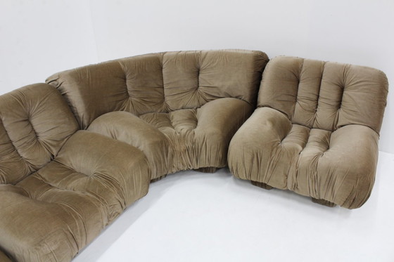 Image 1 of Vintage Italian modular sofa Rossi di Albizzate 1970s