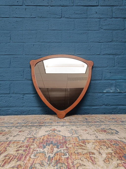 Specchio vintage in teak