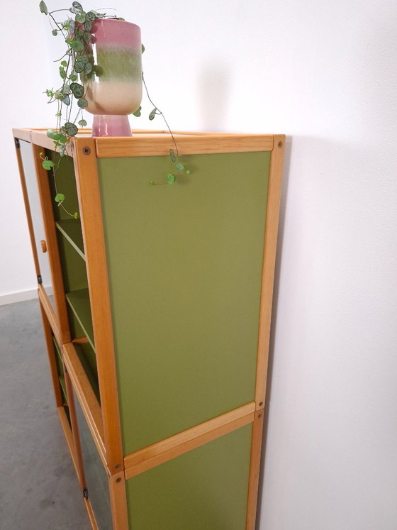 Design Flötotto Profilsystem Mobile modulare – 4 parti – Faggio verde, Mobile 2 – Armadi a muro, Plastic (photo 20 of 25)