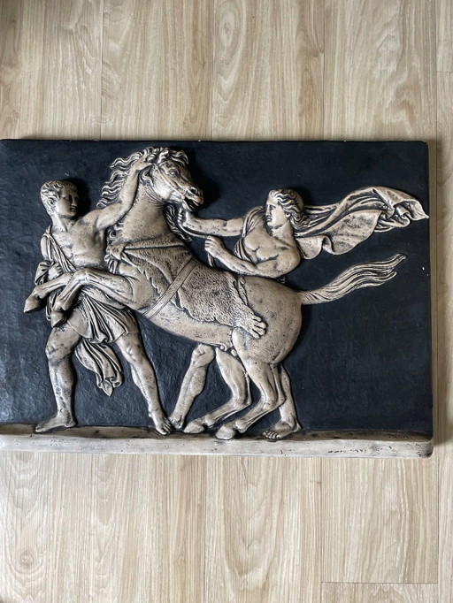 Ce relief appartient au musée Thorvalsen de Copenhague.