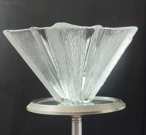 Grote vintage XXL kom van Walther Glas