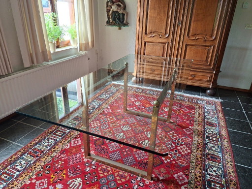 Tavolo da pranzo in vetro Gyczy