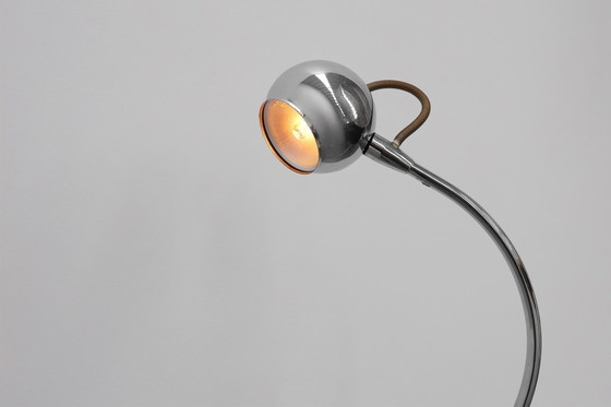 Image 1 of Lampada da terra cromata di metà secolo di Nordlux, Danimarca, anni '70