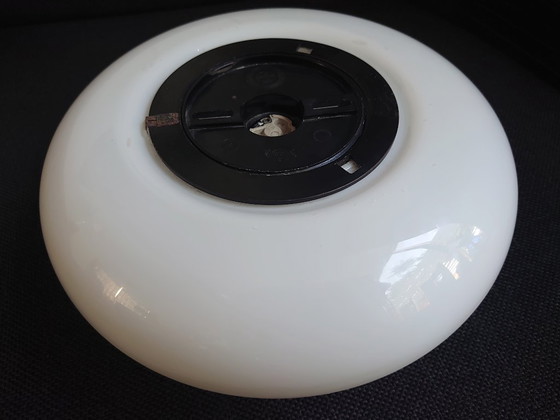 Image 1 of Vintage Brüne Glas Germany swirl plafonnière