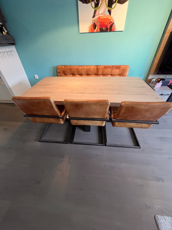 Image 1 of Feelings eettafel 200×100 cm – eiken grey wash. Ook als set mogelijk