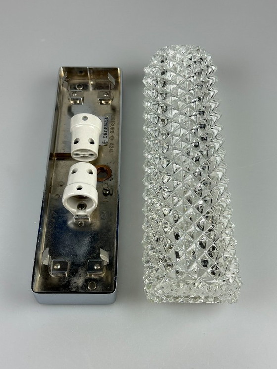 Image 1 of 60s 70s aplique Aplique de Glashütte Limburg Alemania Space Age