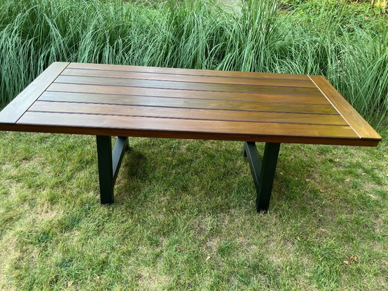 Image 1 of Tuintafel "Family" 8P - Braziliaanse Walnoot - Ambacht