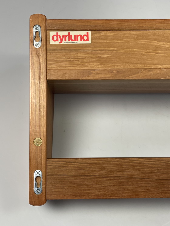 Image 1 of Vintage Wall Shelf, Dyrlund, Solid Teak, Denmark 1970's