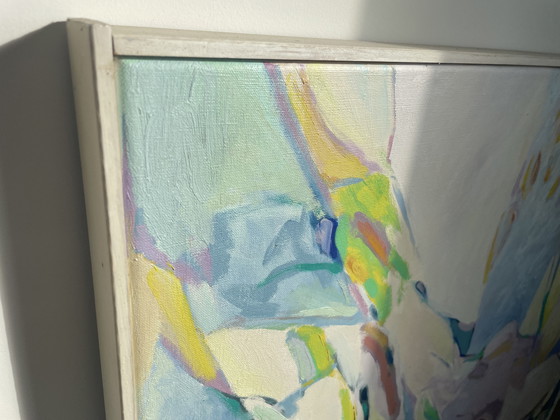 Image 1 of Ölgemälde, signiert Willebrord de Winter, 1989, abstrakte Komposition