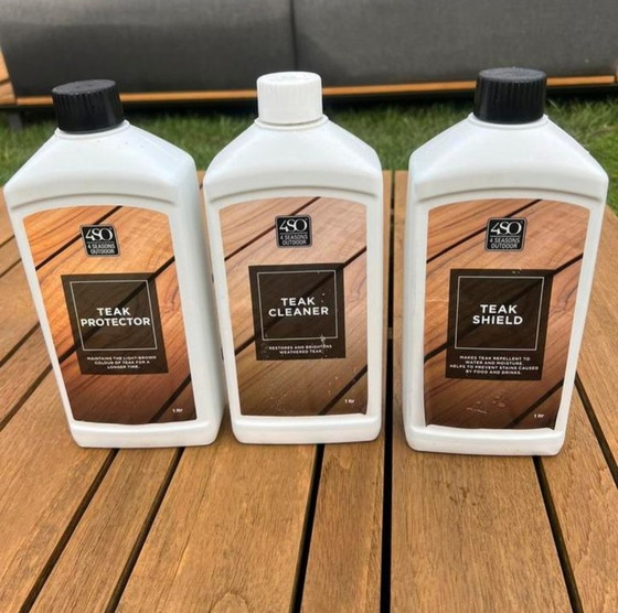 Image 1 of 4SO Lounge set 4 seasons outdoor Modern teak Design  