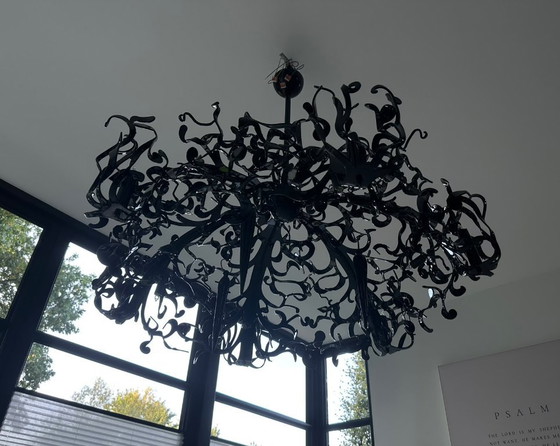 As good as new Brand van Egmond Flowerpower Black + WARRANTY, Ceiling lights, Metal, Design (photo 3 of 6)