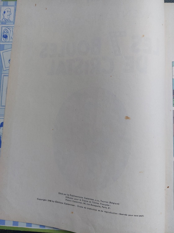 Image 1 of Tintin - Hergé - lesson 7 boules de cristal 