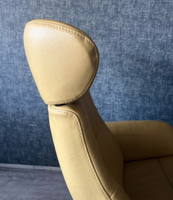 Image 1 of Conform Time Out Lounge-Sessel – Gelbes Leder