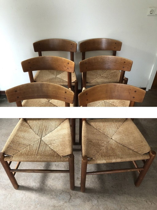 6 Børge Mogensen Esszimmerstühle