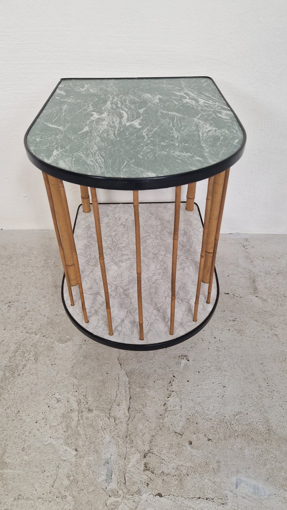 Image 1 of Tavolino o tavolo per bevande in stile bohémien vintage