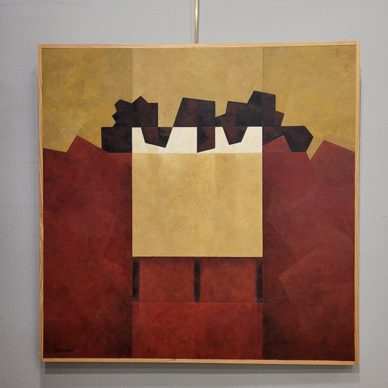 Image 1 of Acqua encaustica “Qvadrum”, Julio Sendino, 2019 - Arte contemporanea