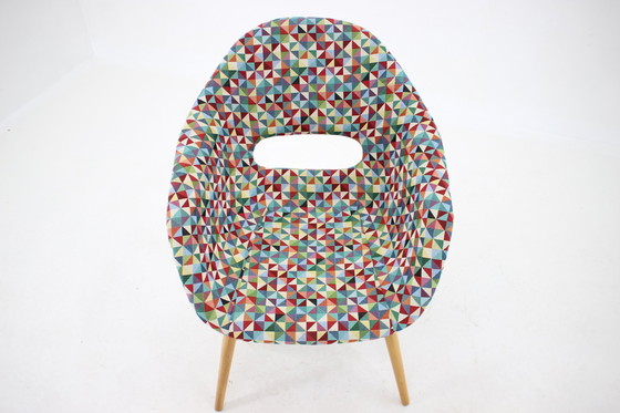 Image 1 of 1960s Miroslav Navratil Shell Lounge Chair, Czechoslovakia