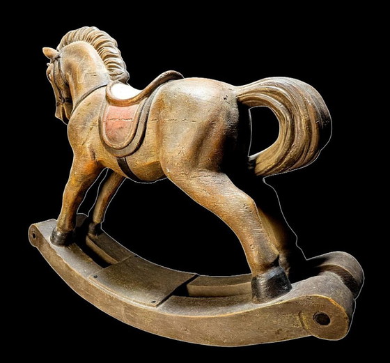 Cavallo a dondolo vintage in legno (Clayre & Eef) – Oggetti decorativi, Wood (photo 6 of 7)