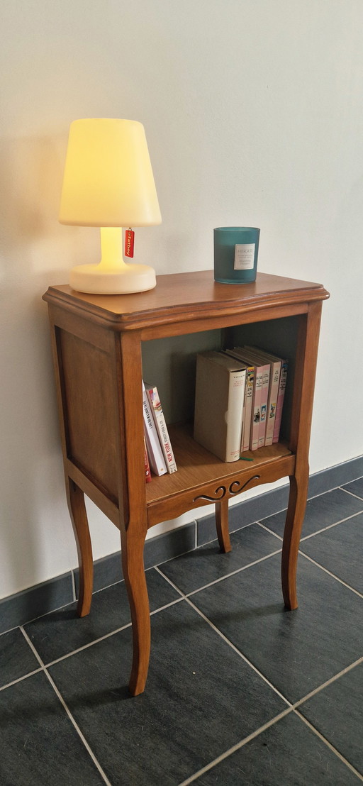 Libreria da letto vintage in legno in stile Luigi XV