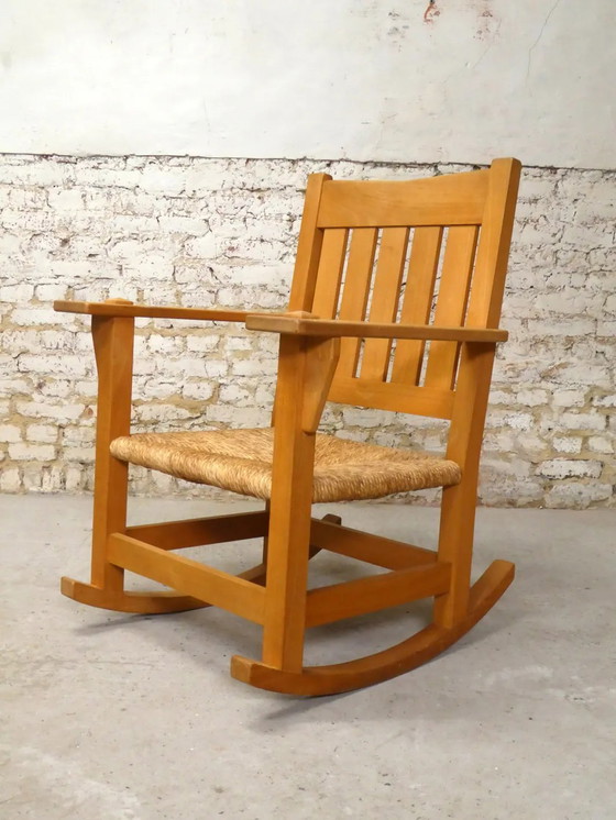 Sedia a dondolo king size 1980 – Sedie a dondolo, Legno, Vintage (photo 7 of 7)