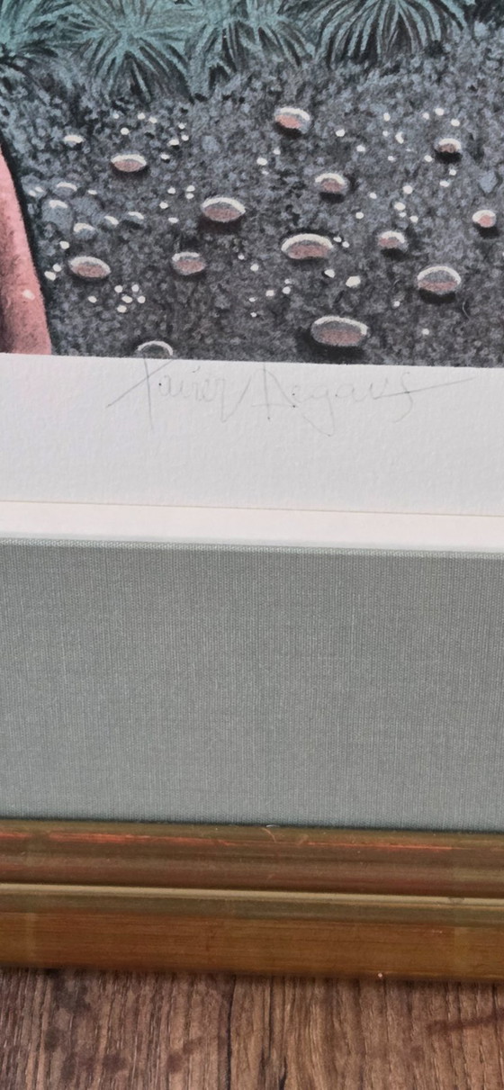 Image 1 of Degans Xavier (1949-) - Lithografie, proefdruk van de kunstenaar (ref 4116)