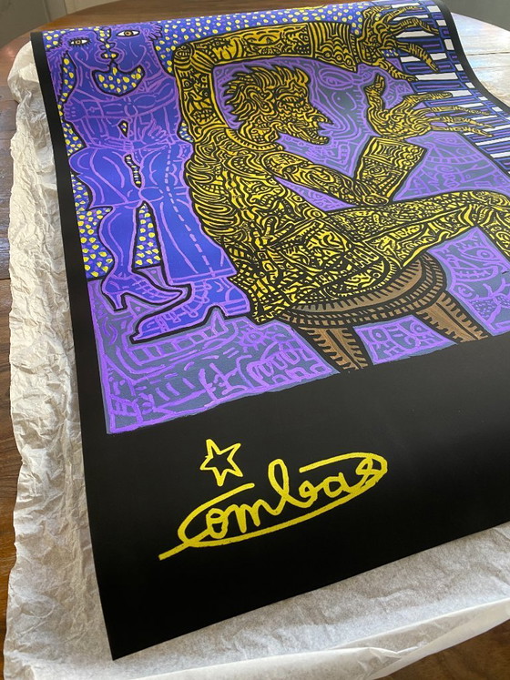 Image 1 of El pianista - Robert Combas - 1989 - Póster 70 x 100 cm