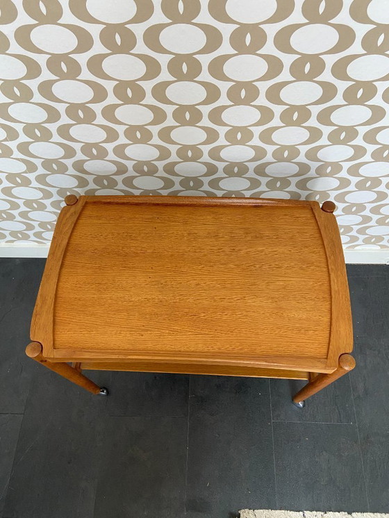 Image 1 of Chariot vintage avec plateau amovible par Poul Hundevad