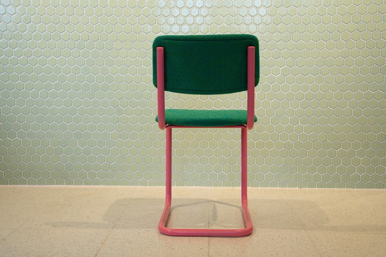 Ahrend de Cirkel redessiné – Chaises de salle à manger, Laine, Métal (photo 6 of 6)