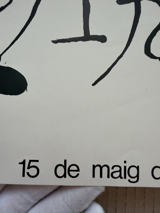 Joan Miró (1893-1983), Galería Artema Barcelona, ​​1980, originele vintage tentoonstellingsposter, gedrukt (photo 5 of 11)