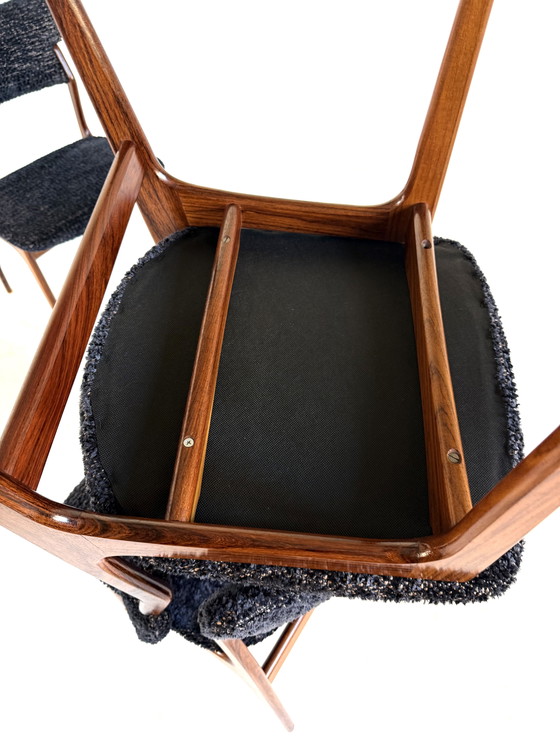 Image 1 of 6 restored Danish dining chairs '60