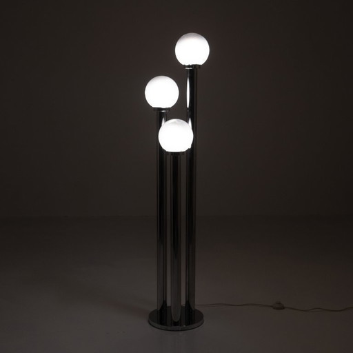 1x Vintage Italian Murano Glass Floor Lamp 1970s