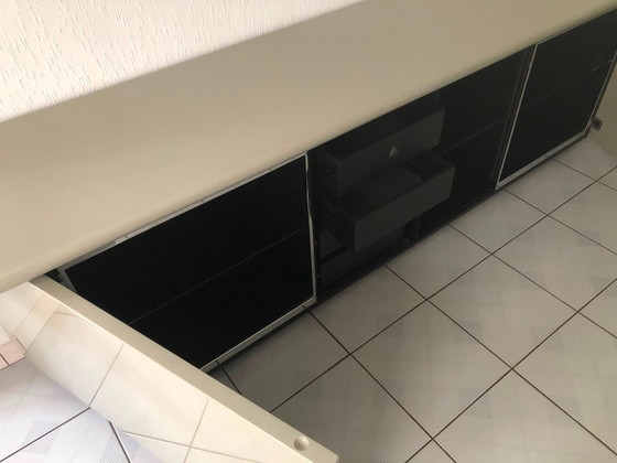 Credenza Acerbis Sheraton – Credenze, Metal, Wood (photo 5 of 7)