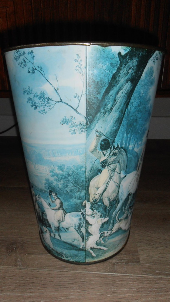 Image 1 of Massilli France, Mid - Century - umbrella stand with 'the hunt'