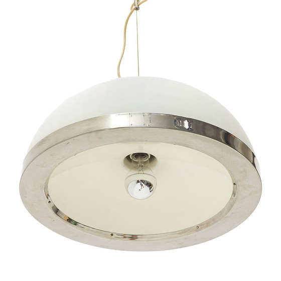 Image 1 of Opaline glazen kroonluchter van Pia Guidetti Crippa voor Lumi, 1970