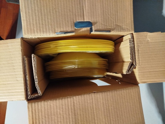 Image 1 of Set of 18 plates by Bormioli Rocco, VENEZIA line, never used in its original packaging.