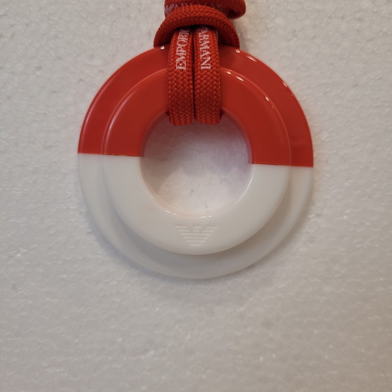 Image 1 of Collana bianca e rossa, Emporio Armani, anni 2010 - Italia
