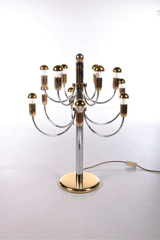 Vintage Italienische Tischlampe Hollywood Regency,1960