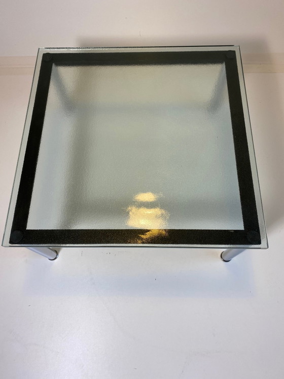 Cassina Tavolino da caffè in vetro Le Corbusier anni '70 LC 10 – Tavolini da caffè, Glass, Metal (photo 4 of 9)