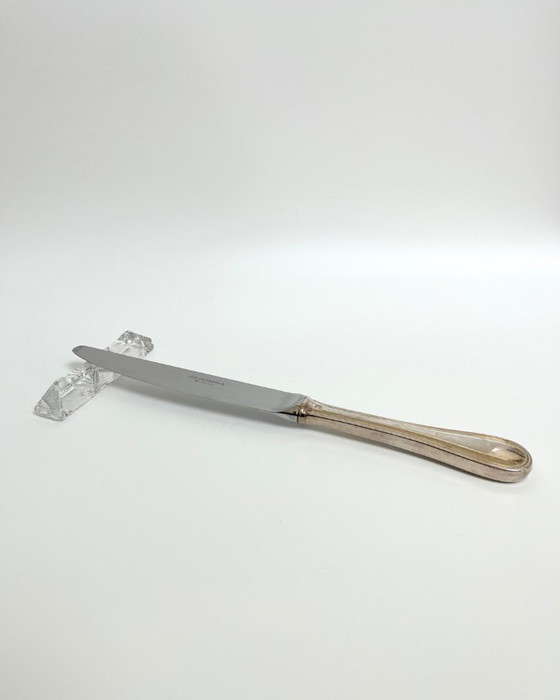 Image 1 of Ensemble de 6 repose-couteaux en cristal vintage