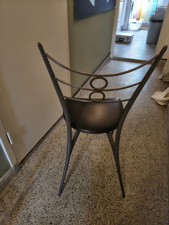 4 Belle Sedie da pranzo – Metal, Skai (photo 5 of 8)