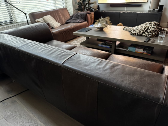 Image 1 of Montis Nindes Bank in pelle marrone