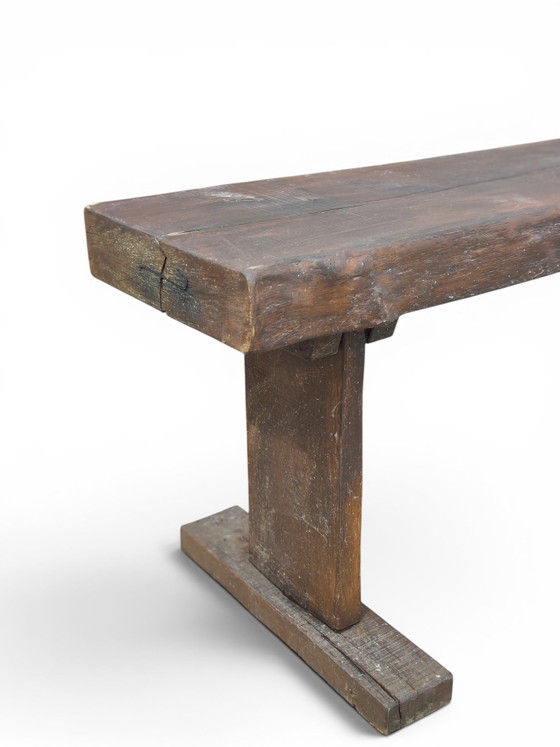 Image 1 of Primitive french console table