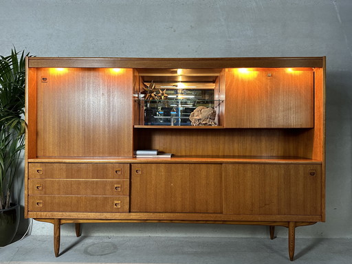 Mid-Century Modern Highboard - Teak