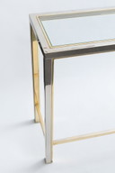 Midcentury console tafel Belgochrome stijl Romeo Ragga/ Willy Rizzo 1970