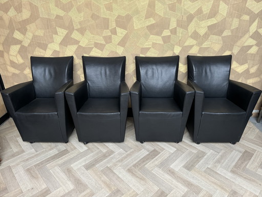 4x chaises de poker montis