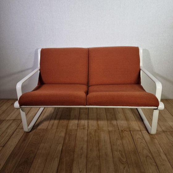 Image 1 of Vintage Sling Sofa van Bruce Hannah en Morrison voor Knoll 1970