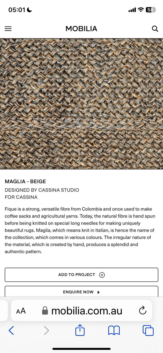 Image 1 of tappeto CASSINA