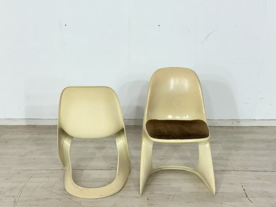 Image 1 of Set van 5 Casalino Casala stoelen / eetkamerstoelen / tuinstoelen – vintage ruimtetijdperk