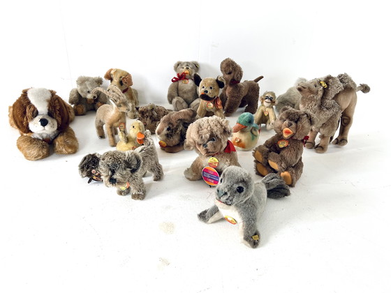 Image 1 of 19x Steiff Soft toy Vintage